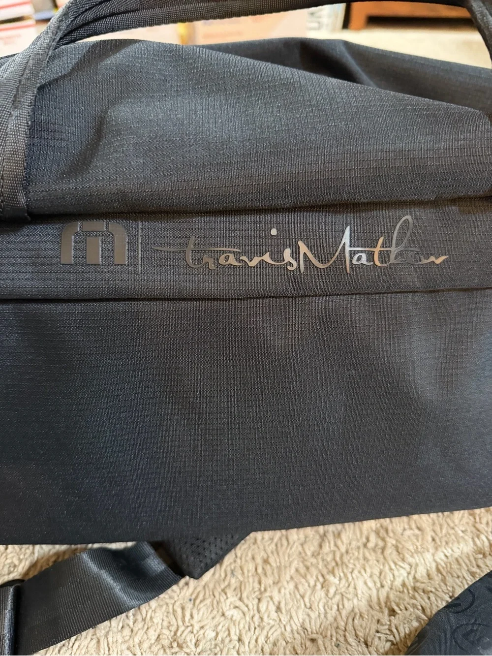 TravisMathew TMB200 Lateral Duffel Bag - Black - New with Tags